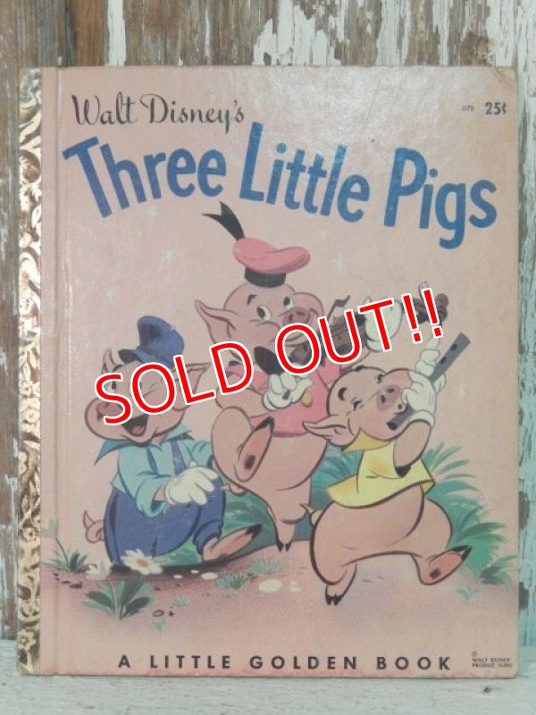 画像1: bk-140509-06 Three Little Pigs / 40's Picture Book