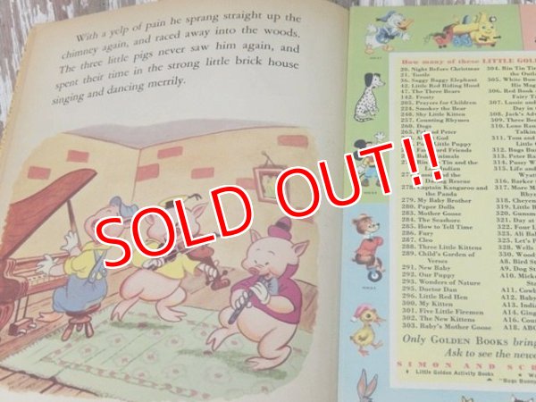 画像5: bk-140509-06 Three Little Pigs / 40's Picture Book