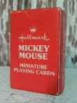 画像2: ct-140516-93 Mickey Mouse / Hallmark 70's Miniature Playing Cards