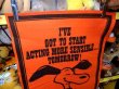 画像2: ct-140617-03 PEANUTS / 60's Banner "Snoopy" Orange
