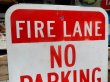 画像2: dp-140606-01 Road sign "FIRE LANE NO PARKING"