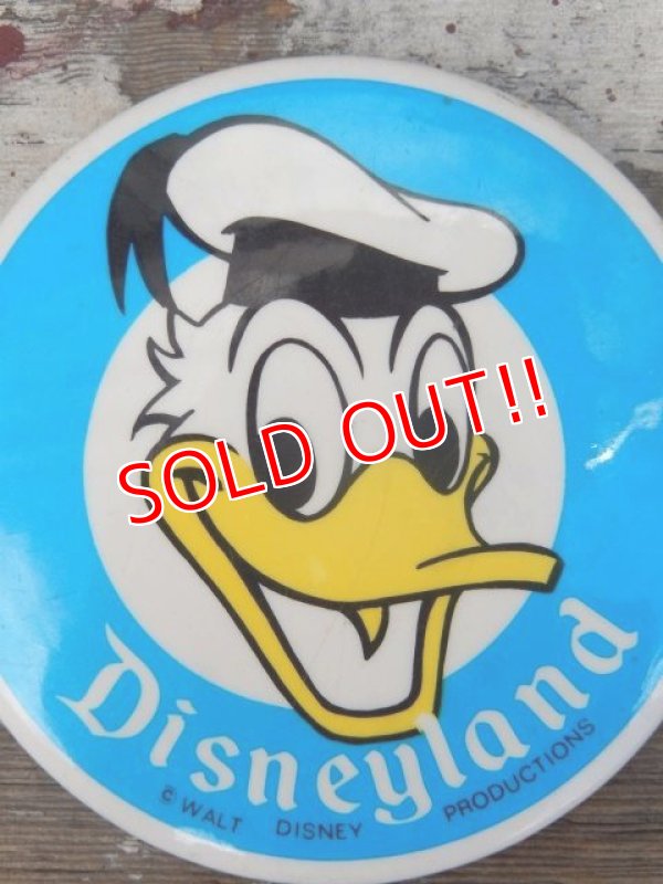 画像2: ct-140617-20 Donald Duck / Disneyland 70's Pinback