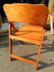画像3: dp-140702-10 Vintage Wood Folding Chair