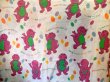 画像1: ct-140702-03 Barney & Friends / 90's Flat Sheet (Twin)