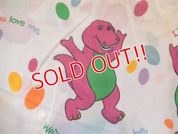 画像5: ct-140702-03 Barney & Friends / 90's Flat Sheet (Twin)