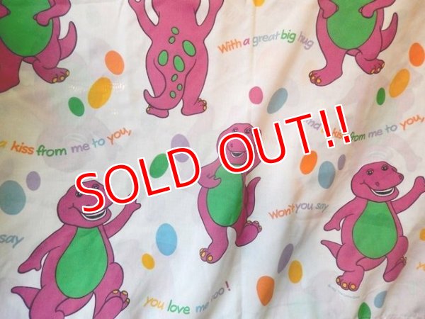 画像4: ct-140702-03 Barney & Friends / 90's Flat Sheet (Twin)