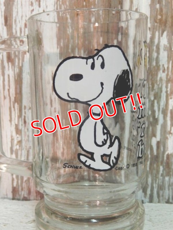 画像3: gs-140708-01 Snoopy / 70's Beer Mug "Too much root beer!"