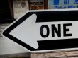 画像2: dp-140718-05 Road sign "ONE WAY"