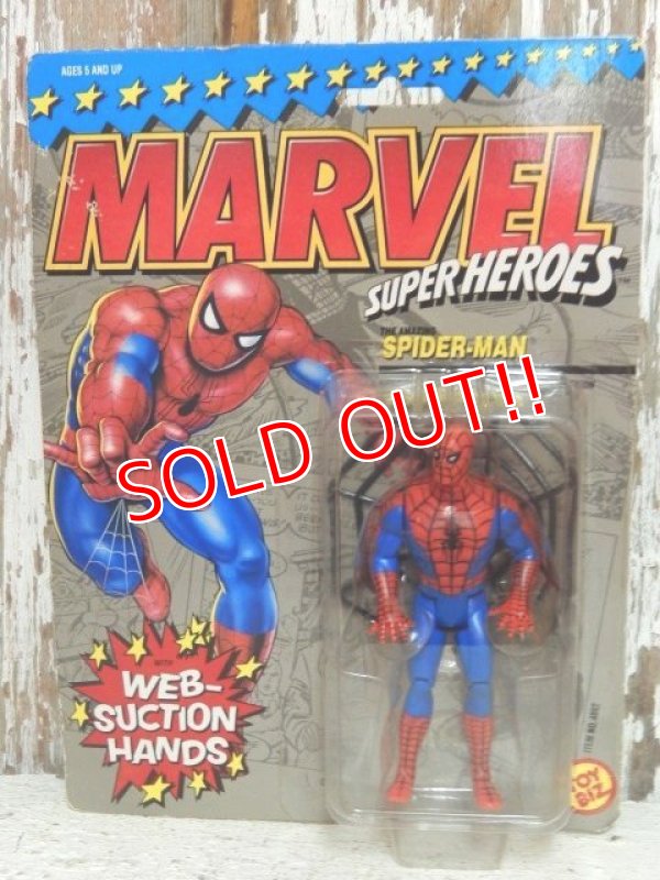 画像1: ct-140724-19 Spider-man / Toy Biz 90's Action figure "Web-Suction Hands"