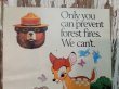 画像2: ct-140715-14 Smokey Bear × Bambi / 70's Sticker