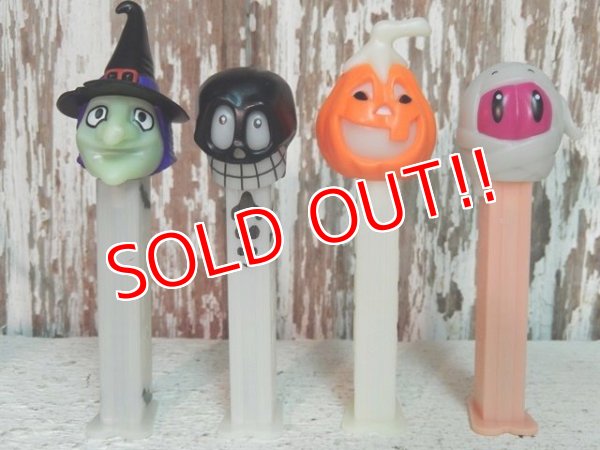 画像1: pz-130917-04 Halloween / 2000's PEZ Dispenser Set of 4