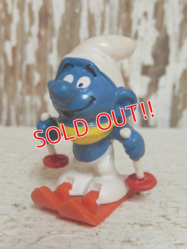 画像1: ct-140715-15 Smurf / PVC "Skier" #20091