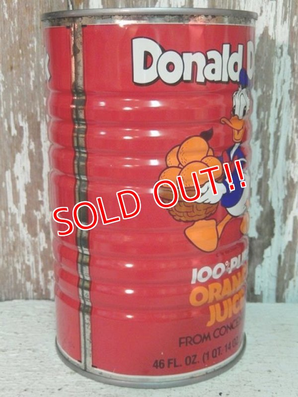 画像3: ct-140805-01 Donald Duck / 80's 100% Pure Orange Juice Can