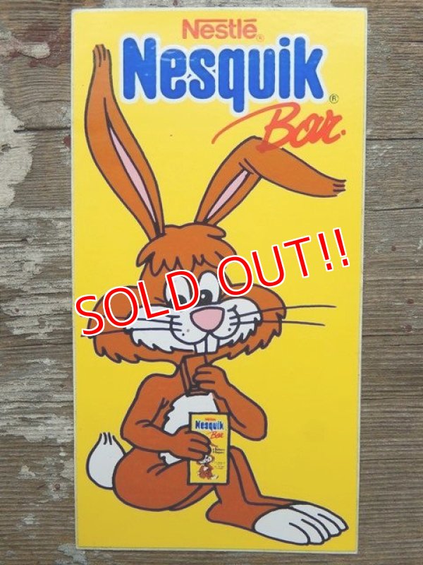 画像1: ad-140896-01 Nestlé / Quik Bunny 80's Sticker