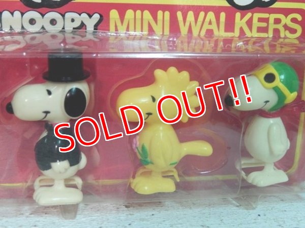 画像2: ct-140805-86 PEANUTS / AVIVA 70's Wind-up Action Mini Walkers