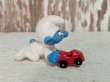 画像3: ct-140805-49 Baby Smurf / PVC "Playing toy car" #20215