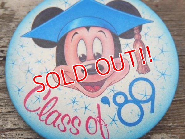 画像2: pb-130909-01 Mickey Mouse / Class of '89 Pinback