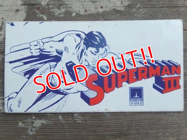 画像1: ad-140806-01 Superman 3 / Vintage Sticker