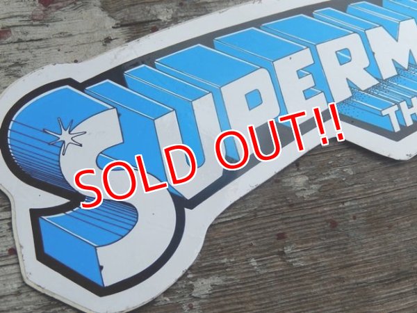 画像2: ad-140806-01 Superman The Movie / Vintage Sticker