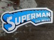 画像1: ad-140806-01 Superman The Movie / Vintage Sticker