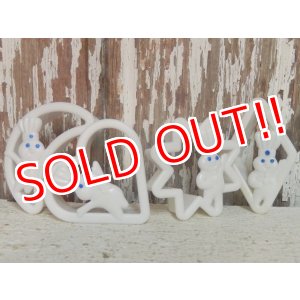 画像: ct-140820-21 Pillsbury / Poppin Fresh 90's Cookie Cutter 4P