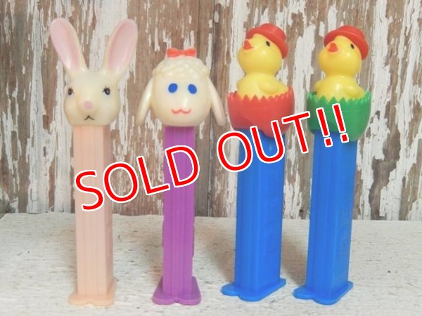 画像1: pz-130917-04 Easter / Early 90's PEZ Dispenser set of 4