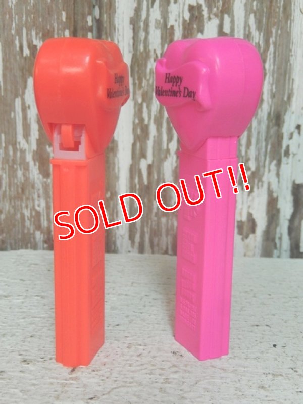 画像4: pz-130917-04 Neon Valentine's Heart / 90's PEZ Dispenser set of 2