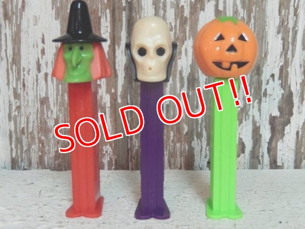 画像1: pz-130917-04 Halloween / 90's PEZ Dispenser set of 3