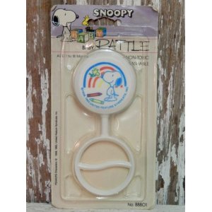 画像: ct-140909-08 Snoopy / Danara 80's Baby Rattle