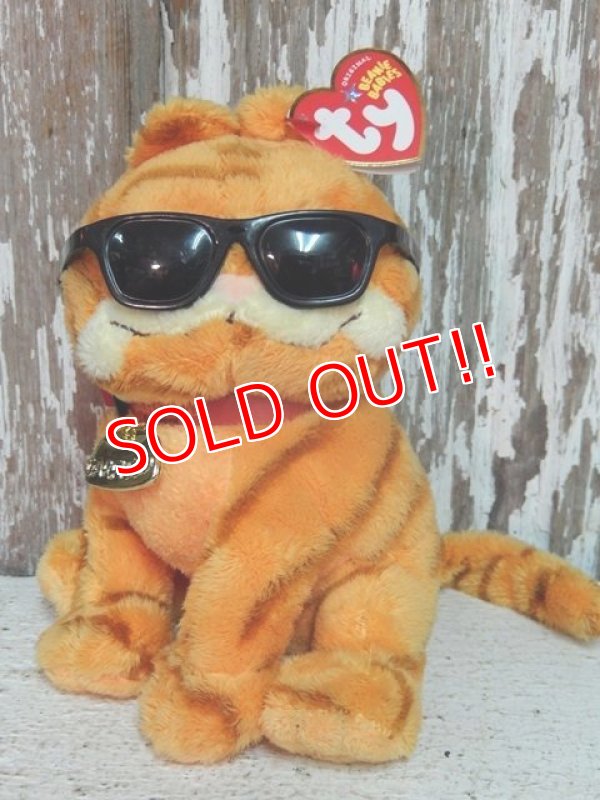 画像1: ct-140909-25 Garfield / Ty Beanie Babies 2004 Plush Doll "Cool Cat"