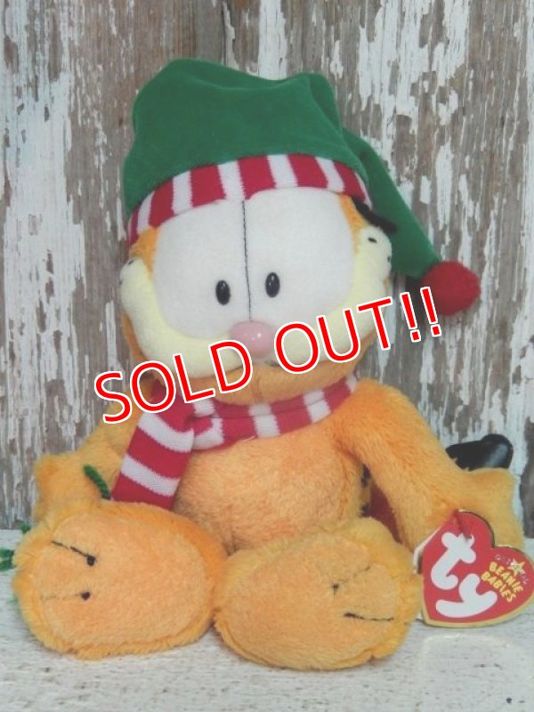 画像1: ct-140909-25 Garfield / Ty Beanie Babies 2006 Plush Doll "Christmas"