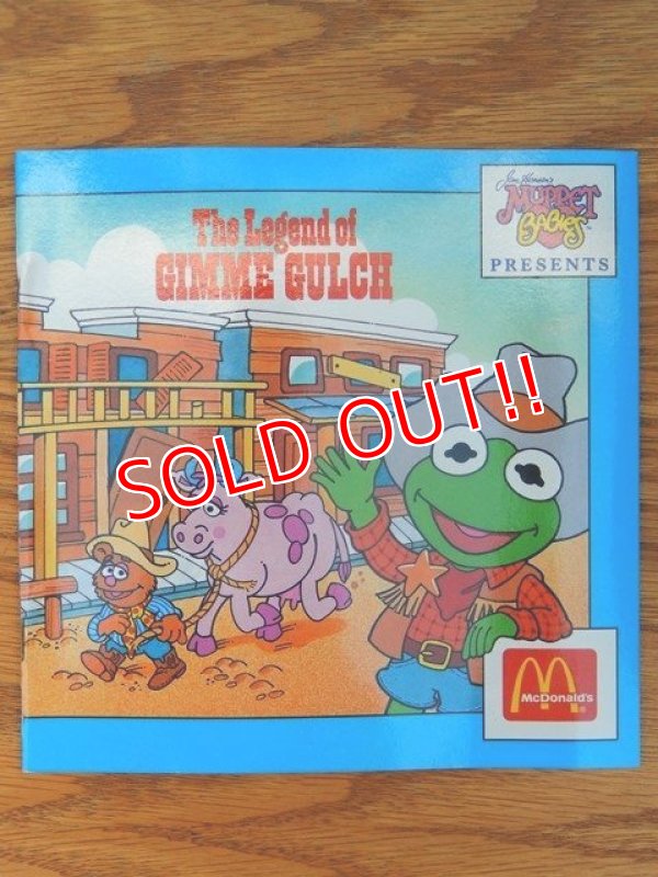 画像1: ct-141001-14 Muppet Babies / McDonald's 1988 Picture Book "The Legend of GIMME GULCH"