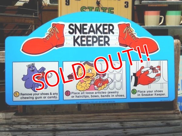 画像1: ct-141001-20 McDonald's / 1989 Sneaker Keeper Sign