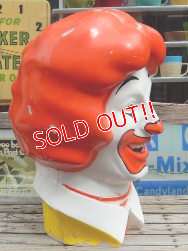 画像3: ct-141001-17 McDonald's / 70's Ronald McDonald Balloon Head Display