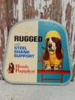 画像1: ct-141001-23 Hush Puppies / 70's Cardboard sign "Rugged with Steel Shank Support"