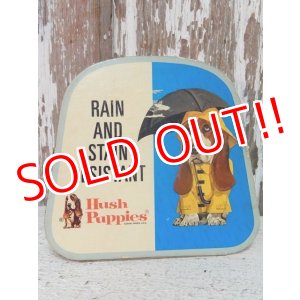 画像: ct-141001-22 Hush Puppies / 70's Cardboard sign "Rain and Stain Resistant"