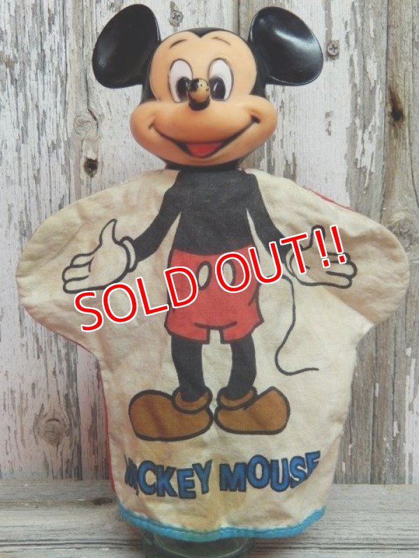 画像1: ct-141007-03 Mickey Mouse / 70's Hand puppet