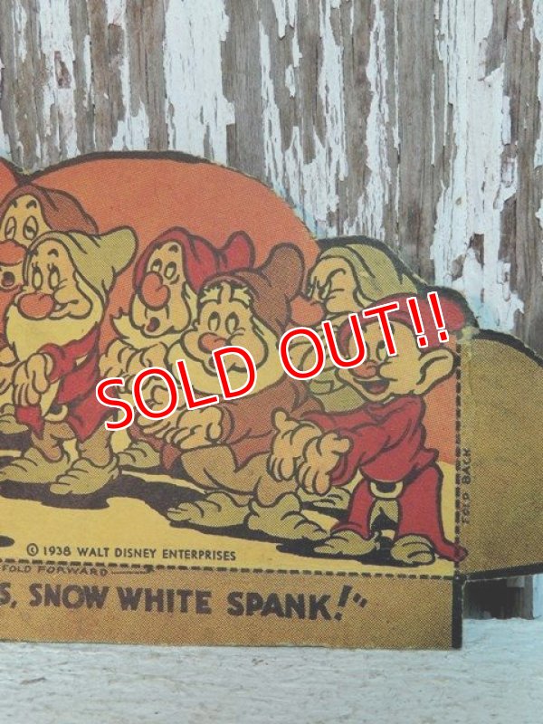 画像3: ct-141001-35 Snow White & Seven Dwarfs / 40's Paper Toy