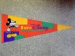 画像1: ct-141007-13 Euro Disney / Mickey Mouse 90's Pennant 