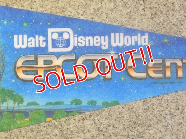 画像3: ct-141007-10 Walt Disney World / EPCOT CENTER 80's Pennant 