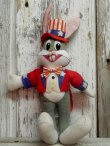 画像1: ct-141014-07 Bugs Bunny / DAKIN 70's Plush doll "Uncle Sam"