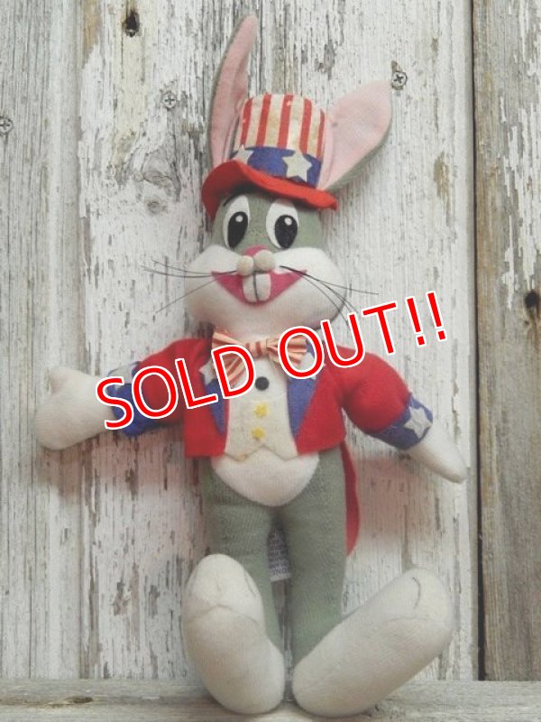 画像1: ct-141014-07 Bugs Bunny / DAKIN 70's Plush doll "Uncle Sam"