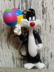 画像1: ct-141021-15 Sylvester / 90's PVC Keychain "Easter Egg Balloon"