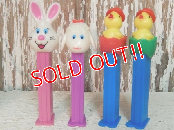 画像1: pz-130917-04 Easter / 90's PEZ Dispenser Set of 4