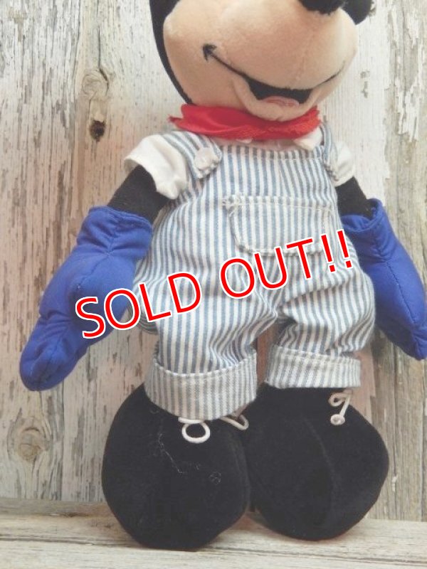 画像2: ct-141014-37 Mickey Mouse / 2000's Plush doll "Overall"