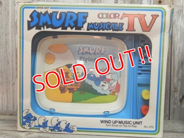 画像1: ct-141028-51 Smurf / Ohio Art 80's Musicale TV