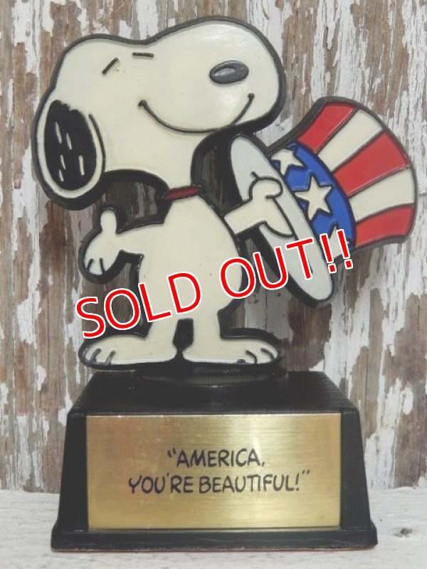 画像1: ct-141028-20 Snoopy / AVIVA 70's Trophy "America, You're Beautiful!"