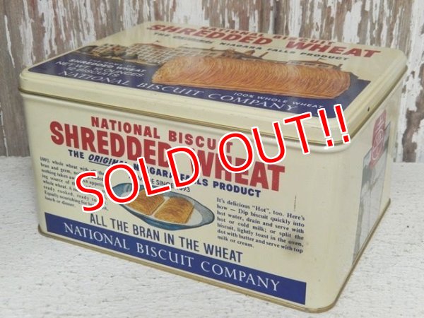 画像1: dp-141111-07 Nabisco / 1987 Shredded Wheat Tin can