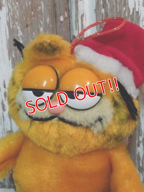 画像2: ct-140909-25 Garfield / Dakin 80's Plush Doll "Santa"