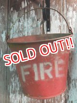 画像: dp-141201-13 Vintage Steel Bucket (FIRE)